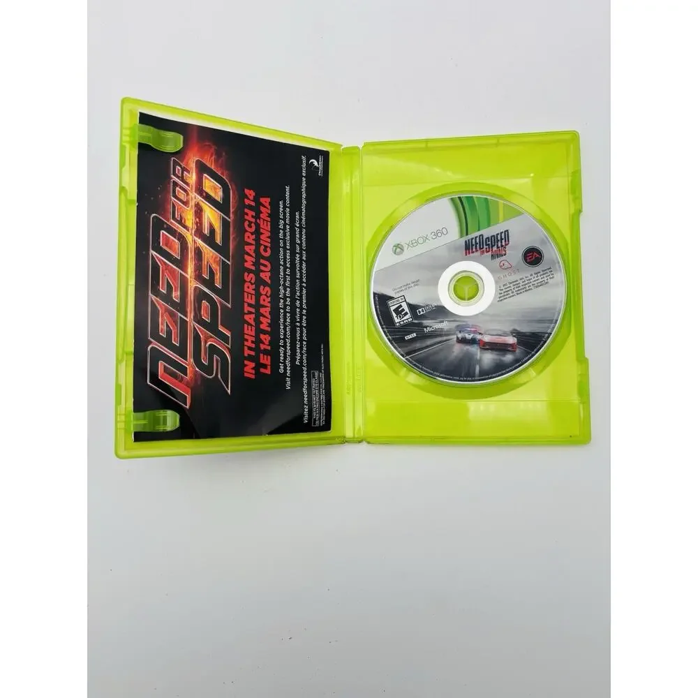 Need for Speed: Rivals (Microsoft Xbox 360, 2015) No Manual Tested Works VG Cond